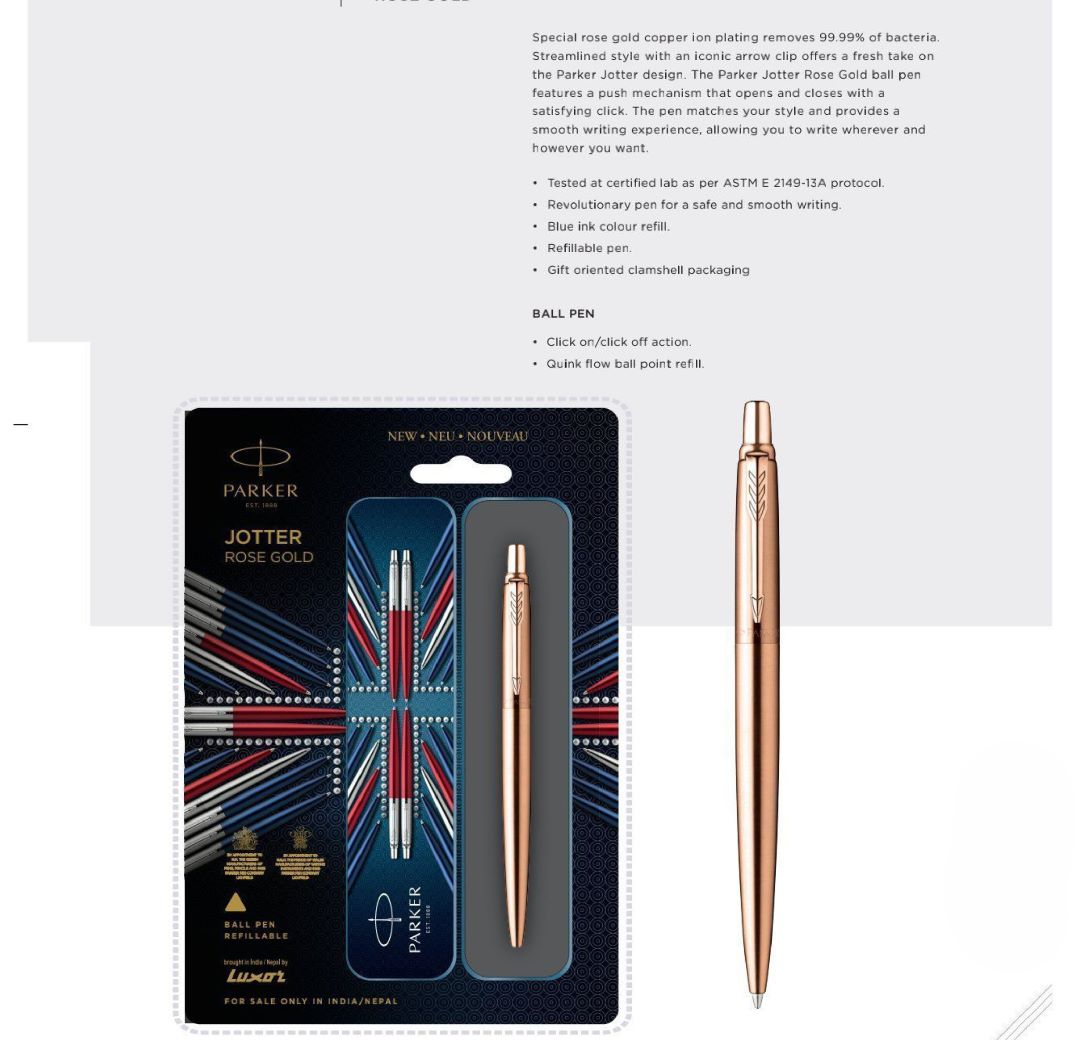 Parker Jotter Rose Gold – Ball Pen